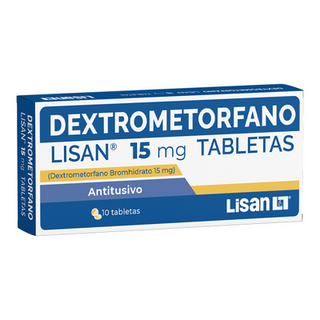 Dextrometorfano Lisan 15mg 10 tableta