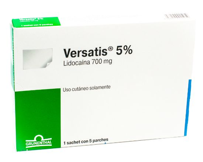 Versatis lidocaina 5 %