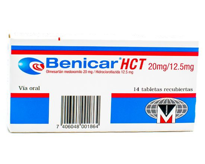 Benicar HCT 20 mg/12.5 mg 14 tabletas