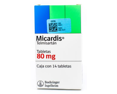Micardis 80 mg 14 tabletas