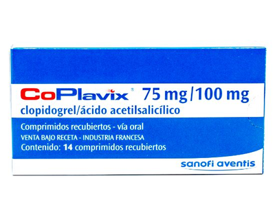 CoPlavix 75 mg/100 mg 14 comprimidos