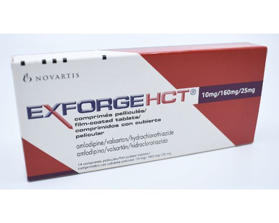 Exforge HCT 10/160/25mg