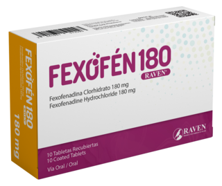 Fexofen Raven 180 mg 1 tableta