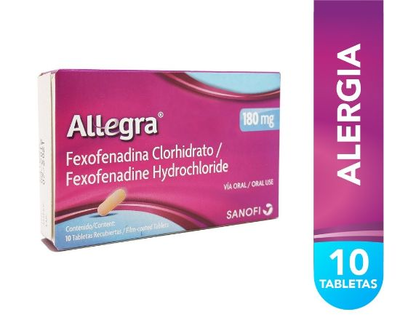Allegra 180 mg 1 tableta