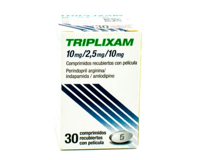 Triplixam 10/160/12.5 mg 30 comprimidos