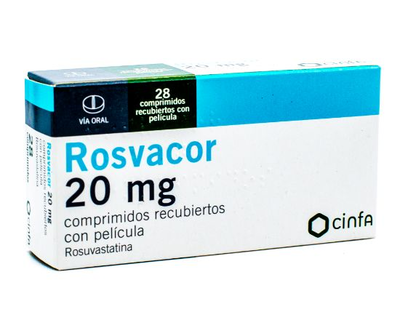 Rosvacor rosuvastatina 20 mg