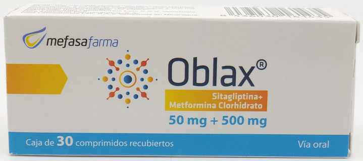 Oblax 50 mg/500 mg x30 comprimidos recubiertos