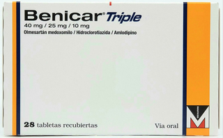 Benicar Triple 40 mg/25 mg/10 mg