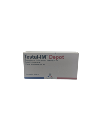 Testal-IM Depot, 1000 mg/4 ml, 1 ampolla solución inyectable